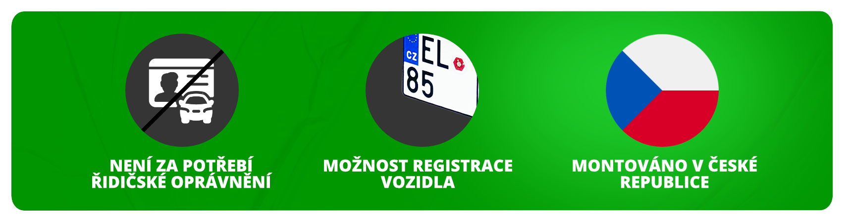 Banner bez řidičáku